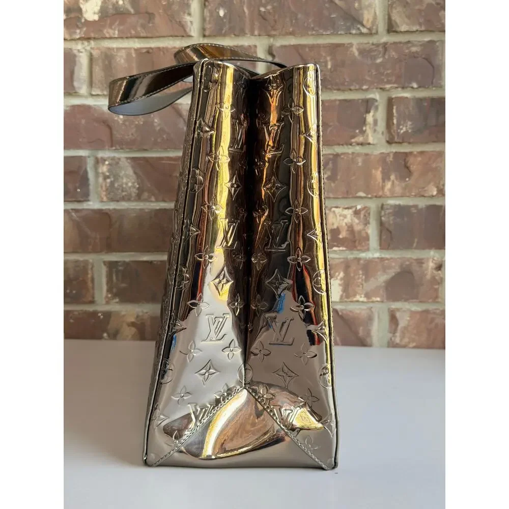 Louis Vuitton Shopper Tote Monogram Mirror Coated Canvas MM 57347